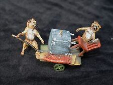 Österreichische kaltbemalte Bronze Hunde Umzugsmöbel von Bergmann