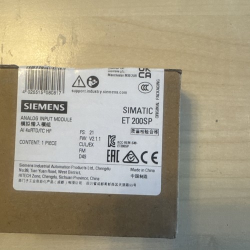 Siemens analog input module - siemens,