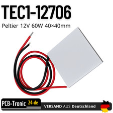 TEC1-12706 12V 60W Peltier Kühler Modul Kühlplatte Thermoelektrisch DIY Arduino