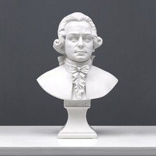Mozart Büste Marmor Skulptur