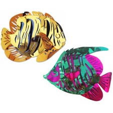 XL Deko Fisch (metallic)