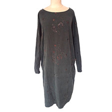 Damen Feincord Midikleid