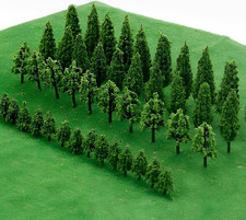 50 Stück Modell Bäume Miniatur Eisenbahn Landschaft Diorama