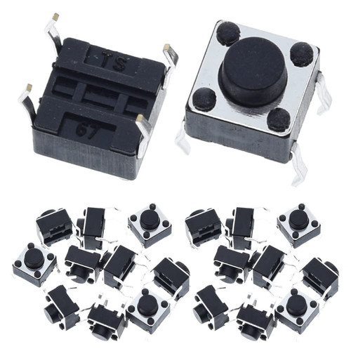 Miniatur taster 6x6x5mm spst - taster, 4