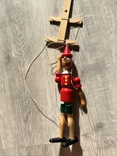 Pinocchio Mastro Geppetto Figuring Toy Made in Italy Marionette Top