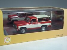(KI-10-37) GIM 070b Chevrolet Blazer K5 Open Top rot/weiß 1963 in 1:43 in OVP