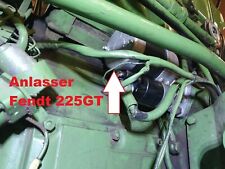 Anlasser Getriebeanlasser Traktor Geräteträger Fendt 225 GT Schlepper