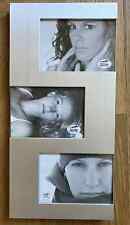 Fotorahmen Bilderrahmen Casablanca für 3 Bilder 9 x 13, Alu gebürstet, NEU