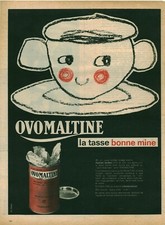 Alte Ovomaltine Schokoladenwerbung aus Zeitschrift 1960 