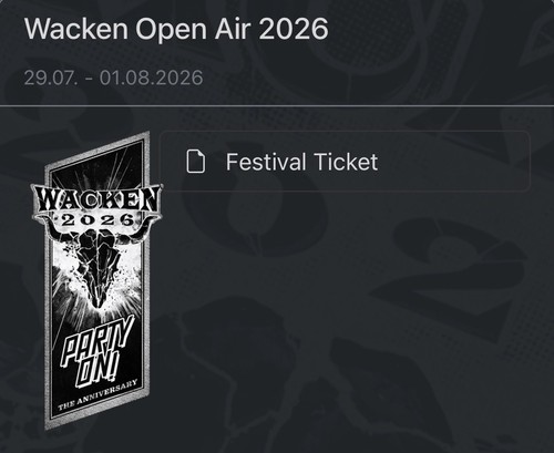 Wacken open air 2026 - air, festival