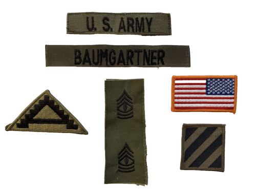 Army patch set bdu - set, woodland