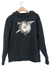Vans Damen Kapuzenpullover Hoodie Grafikprint Schriftzug Schwarz M