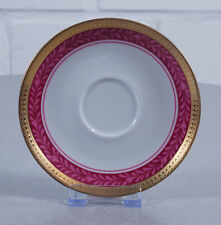 Wunsiedel Bavaria Porzellan Unterteller Untertasse Golddekor