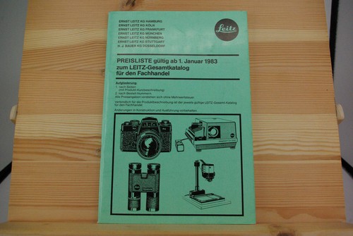 Prospekt broschüre leica - ,