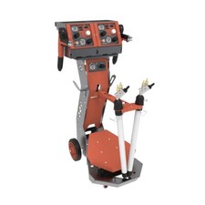 Brandneue manuelle DUAL HEAD Pulverbeschichtungspistole - £5150 + MwSt.