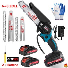6+8 Zoll Akku Kettensäge Mini