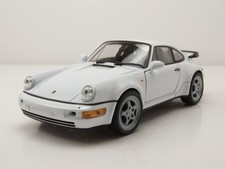 Porsche 911 (964) Turbo 1990 weiß Modellauto 1:24 Welly