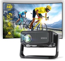 ANGEBOT! Beamer【360° Drehbarem & Auto Keystone】 25000LM 1080P HD Mini-Beamer
