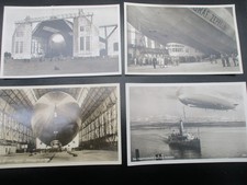 4x Postkarte Luftschiffe Zeppelin