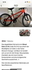 Kinder Fahrrad Ghost 20 Zoll