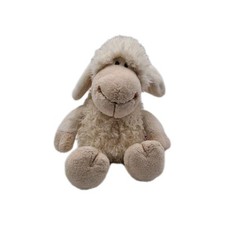 Nici Jolly Mäh Schaf rosa mit Taschen und Blume ca. 24cm Stofftier Kuscheltier