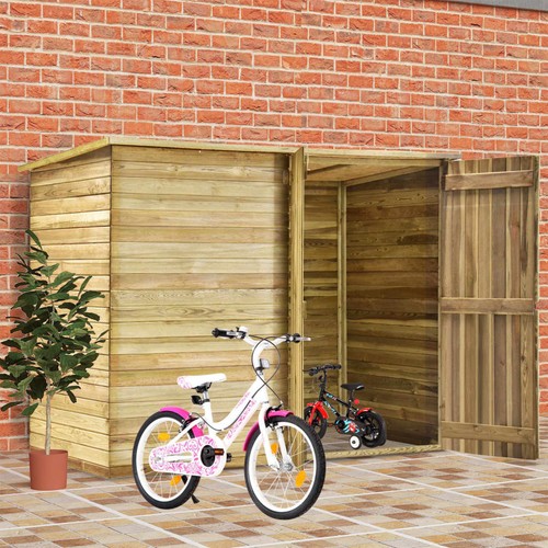 Fahrradgarage kiefernholz - fahrradgarage,