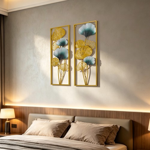 Wandbild ginkgo blätter - wandbild,