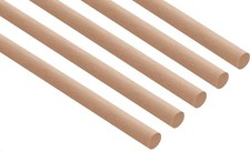 5 Rundstab Buche Holzstab 2000