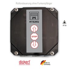 Dickert RTS20-Q Torsteuerung o. Funk Rolltor Garagentor Rolladen Motor Rohrmotor