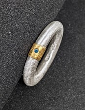 4 mm Ring Rundprofil Silber