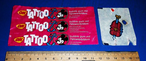 Original tatoo bubble gum - tatoo,