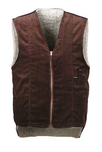 Weste braun cord - cord, cordweste
