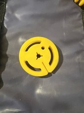 Tonband leerspule 8cm gelb - 8cm,