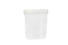 IKEA "365+" Vorratsbehälter mit Deckel - transparent weiß - 1,3 Liter