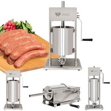 Wurstfüller Edelstahl manuell Profi Wurstmaschine Sausage Stuffer 3-15L Beeketal