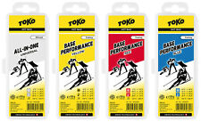 Toko Skiwachs Set 4 x Base Performance Wax - für Alpinski + Langlaufski + Board 