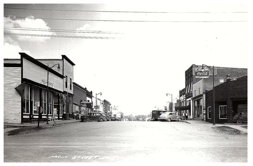 Rppc postkarte hauptstraße - rppc,