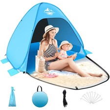 Strandmuschel, Strandzelt