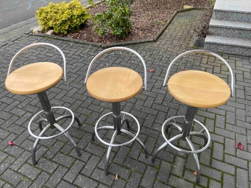 Edelstahl barhocker mit sitz - edelstahl,