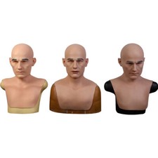 Realistic young man mask - realistic,