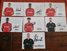 Autogrammkarten Satz. Hannover