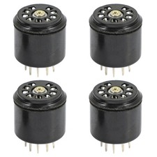1X(4X 9Pin Bakelit Vakuum RöHren Sockel Saver Basis für 12AX7 12AU7 ECC82 E8959