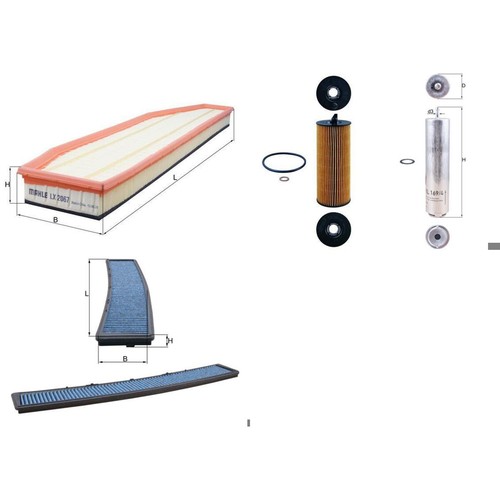 Knecht filter paket set - filter-paket,
