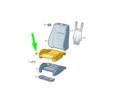 NEU AUDI A3 8V SITZBEZUG VORNE