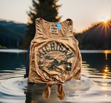 Damen Cropped Top zum Binden