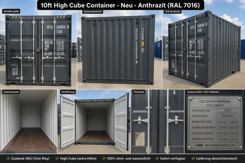 Fuß seecontainer high cube - 10,