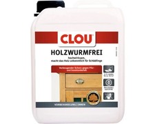 CLOU Holzwurm-Frei 150ml/750ml/2,5l farblos Innen-und überdachten Außenbereiche