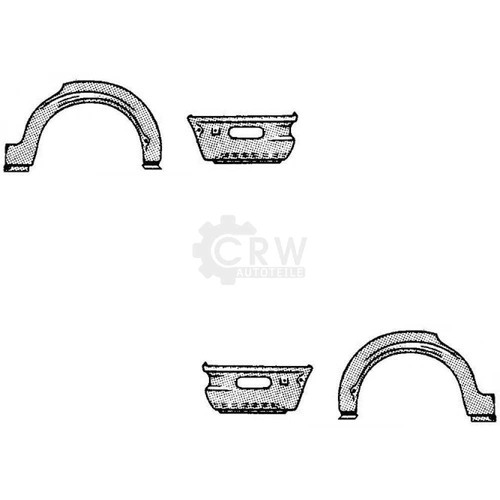 Seitenwand radlauf hinten set - seitenwand,