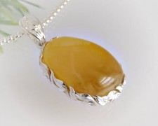 Bernstein Anhänger Silber 925