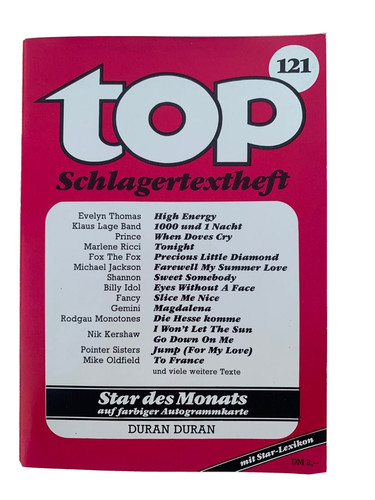 Top schlagertextheft 121 - top,